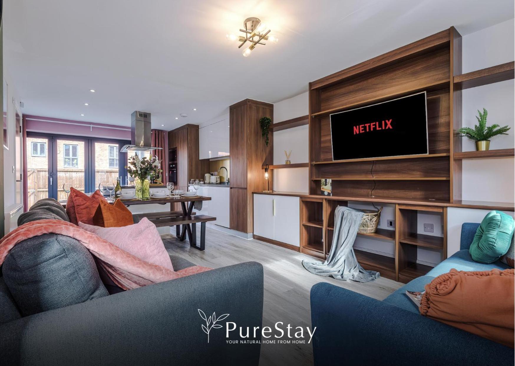 Stunning Five Bedroom Manchester House With Free Parking By Purestay Short Lets & Serviced Accommodation Екстер'єр фото